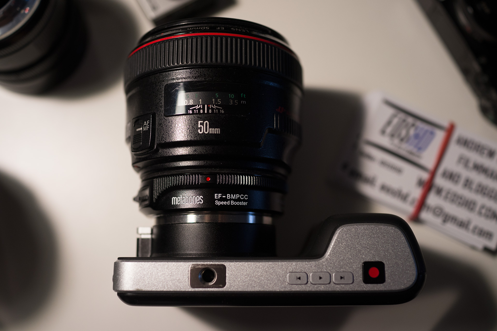 Metabones Speed Booster for Canon EF to Micro Four Thirds Mount Blackmagic Pocket Cinema