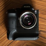 Sony A7S with vertical battery grip