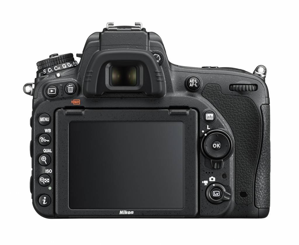 Nikon D750 rear view / LCD