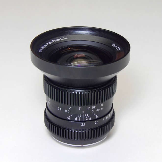 SLR Magic 10mm T2.1 front