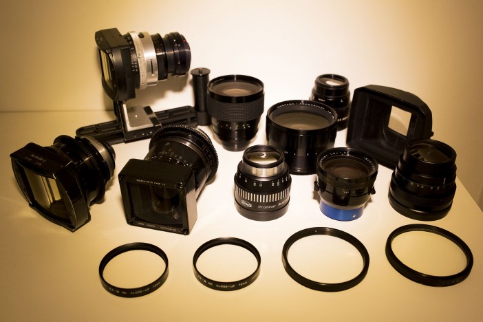 My collection of anamorphic lenses built up over the years