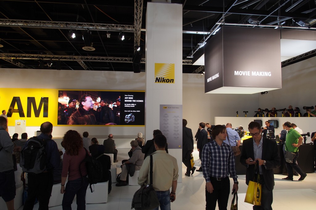 Nikon movie making at Photokina