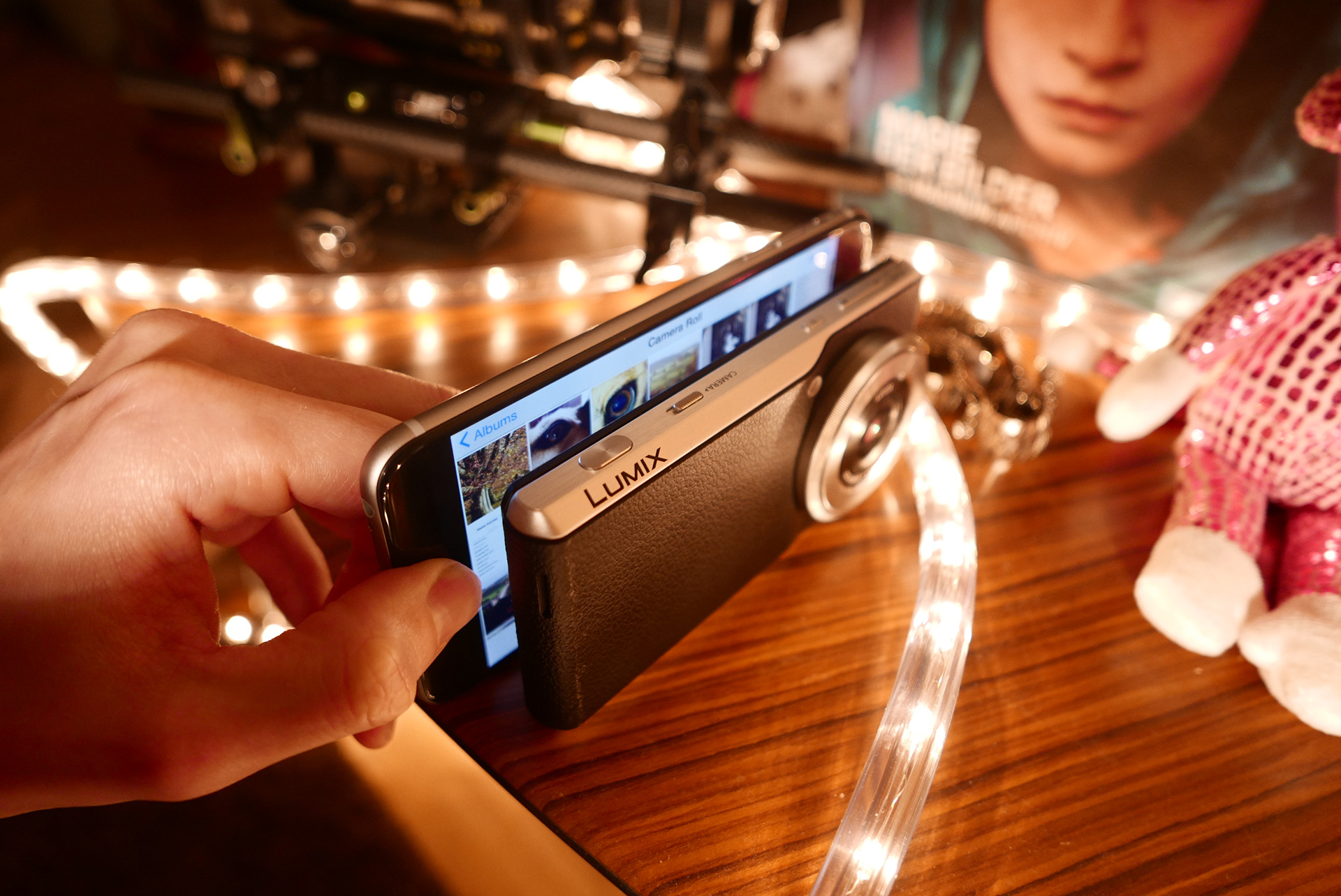 The CM1 is a thick phone but a thin camera