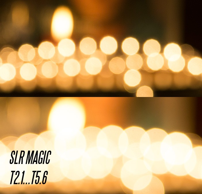 SLR Magic bokeh