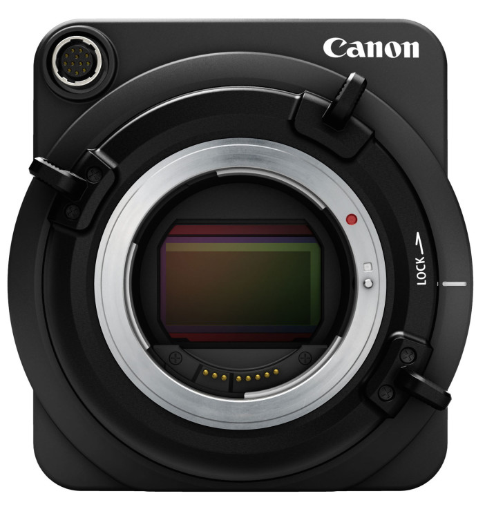 Canon ME20F-SH low light camera - front and sensor view