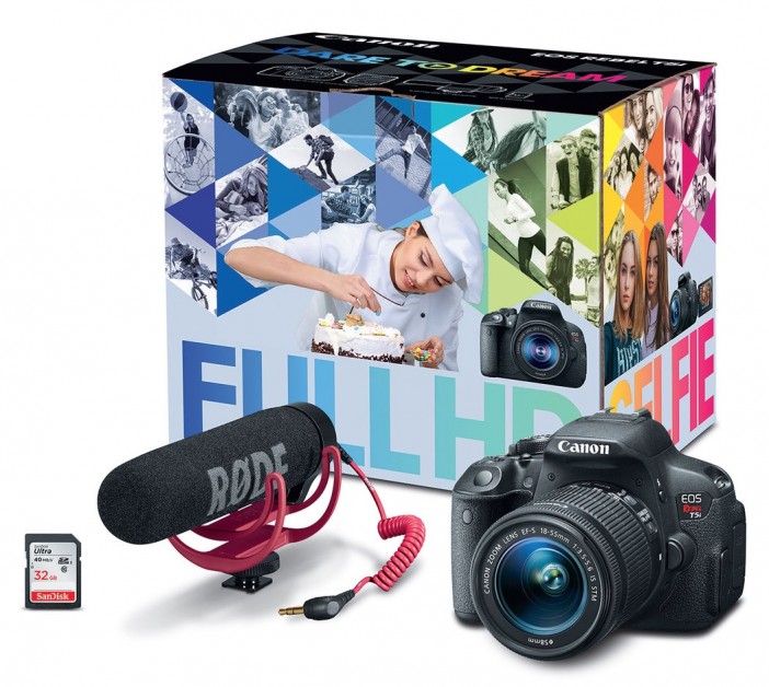 Canon T5i bundle for aspiring filmmakers