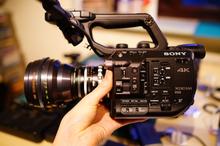 Sony FS5 with EOSHD Ultrarama