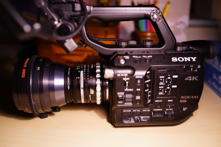 Sony FS5 with cine mod Iscorama