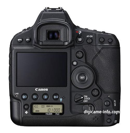 Canon 1D X Mark II - back
