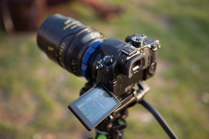 Panasonic GH4 with Cooke PL lens