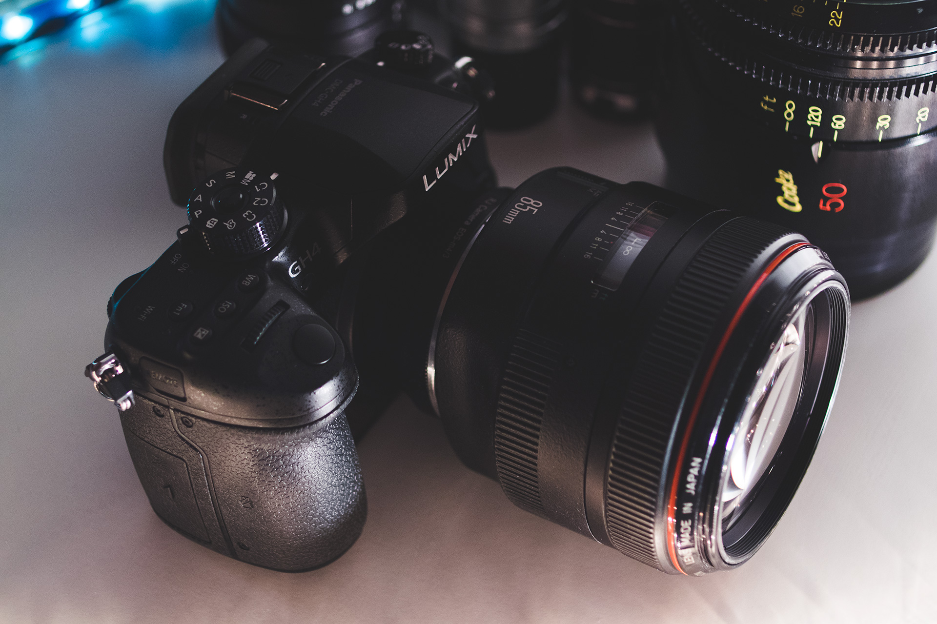 panasonic gh5 with canon ef lenses